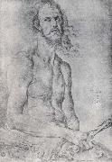 Albrecht Durer, Christ,Man of Sorrow,with Durer-s Features